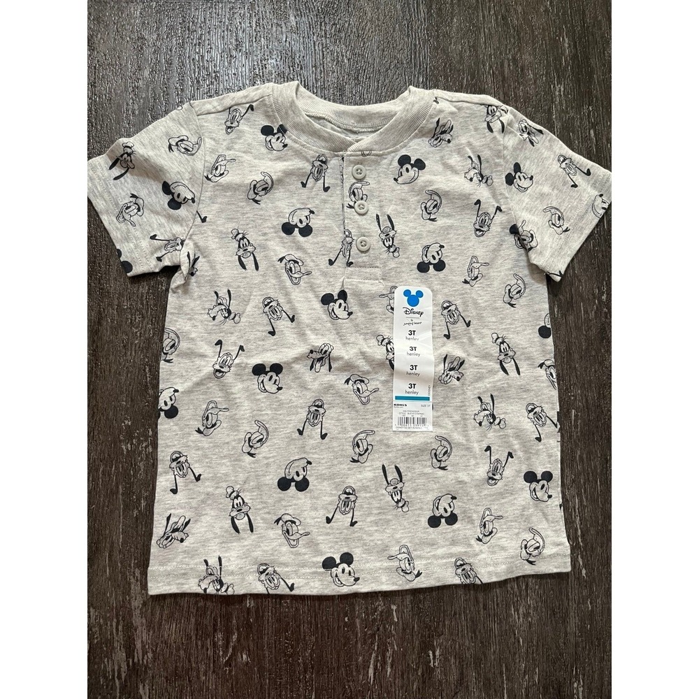 Jumping Beans‎ Disney Shirt Mickey Goofy Pluto 3T NWT